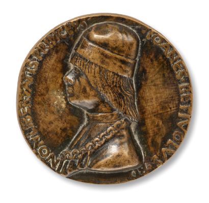 D'APRÈS SPERANDIO DI BARTOLOMEO DE SAVELLI (1431 - 1504) Médaille en bronze représentant...