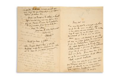 null FLAUBERT Gustave (1821-1880) 

L.A.S., addressed to Eugène FROMENTIN. 2 pages...