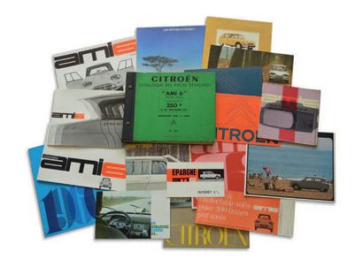 CITROËN AMI 6 & 8 
Lot of 26 catalogues and various documents
