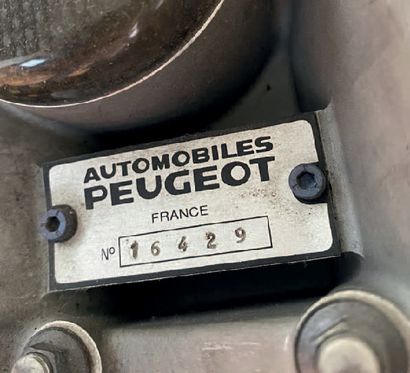 PEUGEOT 
F1 V10 engine, ex Prost F1 Team
