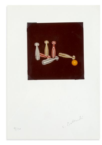 Christian BOLTANSKI (1944 - 2021) 
Quilles

Polaroid fixed on sheet, numbered 9/20...