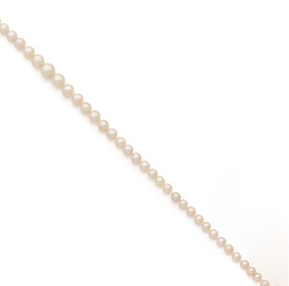 null 
NECKLACE "FINE PEARLS

Necklace composed of 97 fine pearls

rubies and old...