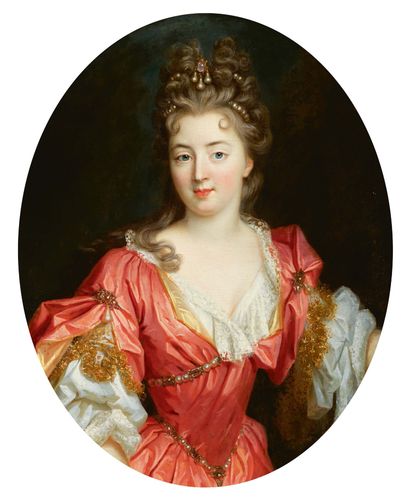 NICOLAS DE LARGILLIERE PARIS, 1656 - 1746 
Presumed portrait of the Comtesse de Balleroy...