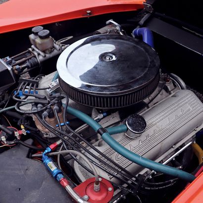 1968 Chevrolet Corvette C3 增编：不利的技术控制。
法国收藏家的执照
底盘编号194378S426126

为赛车而准备的美国神话，V8...