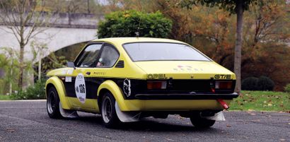 1976 Opel Kadett GT/E FIA 增编：不利的技术控制。
法国注册文件
底盘编号3265079218

历史性的技术护照有效期至2032年
最近参加了4次环科西历史性比赛，包括在其现任主人手中获得总排名第17位的成绩。
发动机由巴尔扎克（夏朗德省）的GT...