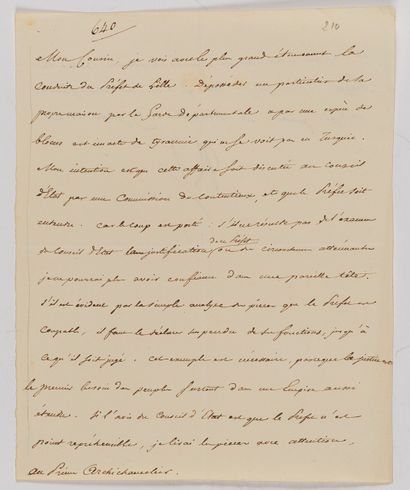 Napoléon Ier (1769-1821) 12 L.S. « Napo », « Nap » ou « NP », et une lettre non signée,...