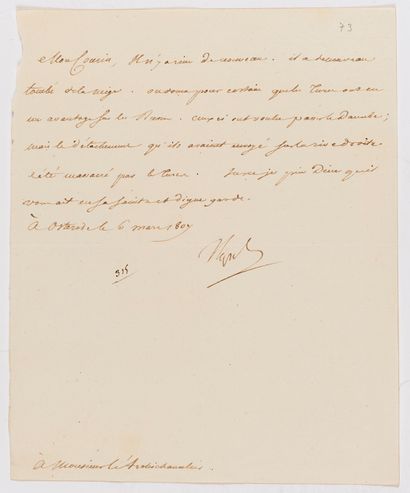 Napoléon Ier (1769-1821) 29 L.S. "Napol", "Napoleon" or "Nap", one with autograph...