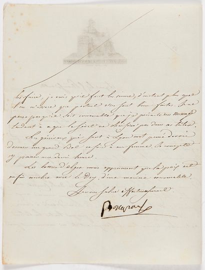 Napoléon Ier (1769-1821) 3 L.S. « Bonaparte », Lyon 3-5 pluviôse X [23-25 janvier...