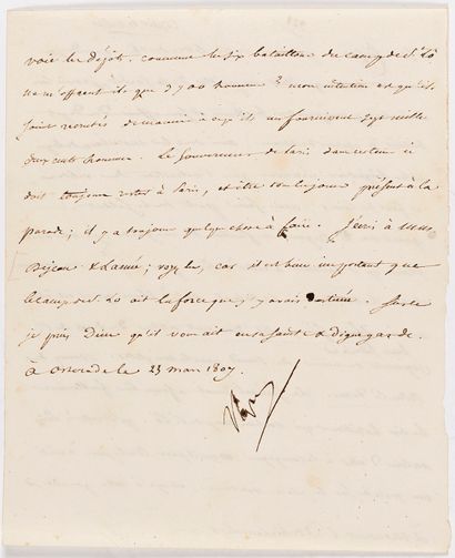 Napoléon Ier (1769-1821) 29 L.S. "Napol", "Napoleon" or "Nap", one with autograph...