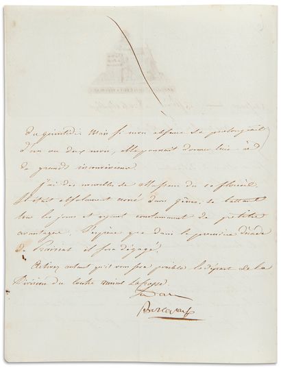 Napoléon Ier (1769-1821) 2 L.S. « Bonaparte » (la 1re avec apostille autographe),...