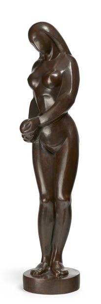FERDINAND PARPAN (1902-2004) Ève
Bronze with brown patina, signed, signed with the...