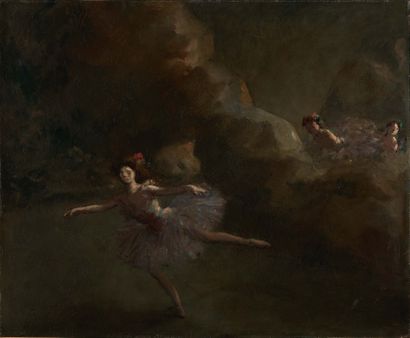 JEAN-LOUIS FORAIN (1852-1931) Danseuses
Oil on canvas, signed lower right
60 x 73...