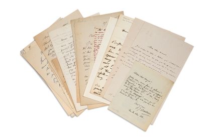 OFFENBACH Jacques (1819 - 1880)] Plus de 200 lettres, manuscrits et documents, la...