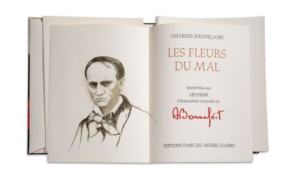 null LIVRES ILLUSTRÉS Ensemble de 2 ouvrages.
BAUDELAIRE Charles. Les Fleurs du Mal,...