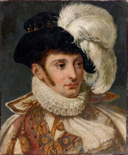 Jean Antoine, baron Gros (Paris, 1771 - Meudon, 1835) Portrait de Jérôme Bonaparte,...