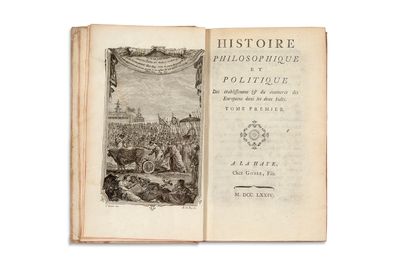 RAYNAL, Guillaume-Thomas (1713 - 1796) Histoire philosophique et politique des établissemens...