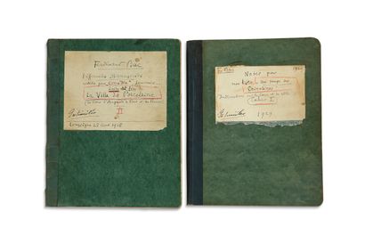 BAC Ferdinand (1859 - 1952) Autograph manuscript, Notes for my book "Au temps des...