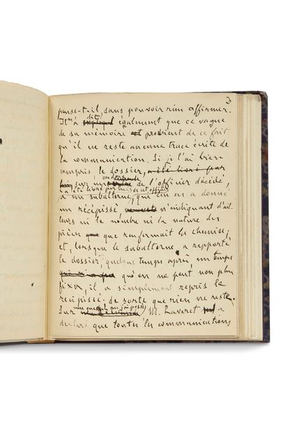 ZOLA Émile (1840-1902) COLLECTION of letters, pieces and autograph notes, several...