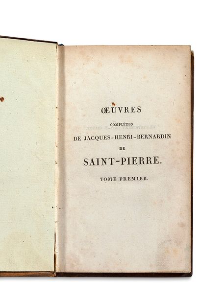 BERNARDIN DE SAINT-PIERRE, Jacques-Henri (1737 - 1814) OEuvres complètes... mises...