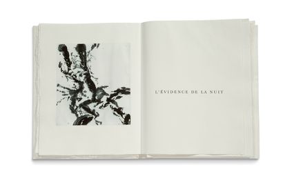 ZAO WOU-KI (1920-2013). PEYRÉ Yves (né 1952) L'Évidence de la nuit (Geneva, Éditions...