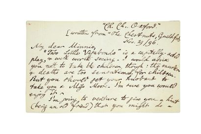 DODGSON Charles Lutwige dit LEWIS CARROLL] (1832 - 1898)