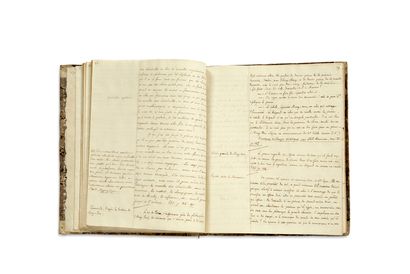 LAMENNAIS Félicité de (1782 - 1854) MANUSCRIT autographe de notes de lecture, [vers...