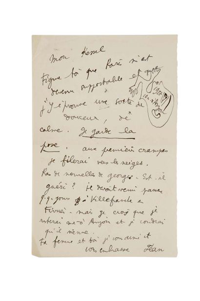 GONCOURT Edmond de (1822 - 1896) MANUSCRIT autographe signé «Edmond de Goncourt»,...