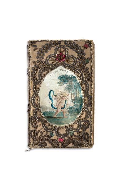 null (2 lots attached) [ALMANACHS - EMBROIDED BINDINGS]
Set of 2 works.
- Etrennes...