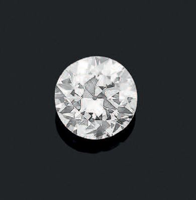 null DIAMANT Diamant rond, taille ancienne
Accompagné d'un certificat LFG attestant...