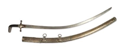 null ORIENTAL SWORD "KILIJ
Mounting out of silver plated bronze and wood. Pommel...