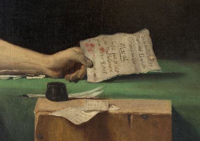 ÉCOLE FRANÇAISE, APRÈS 1840 D'APRÈS JACQUES-LOUIS DAVID 马拉之死
布面油画
77 x 91,3

产地 
私人收藏，法国。

展出内容...