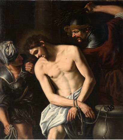 ATTRIBUÉ À JAN VAN BIJLERT UTRECHT, 1597/1598 - 1671 基督受鞭打
布面油画 
136.5 x 122.5厘米...