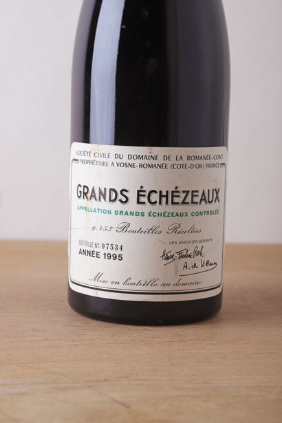 null 1 B GRANDS-ÉCHÉZEAUX (Grand Cru) (2.8 cm; o.w to o.w; No. 07534; back label...