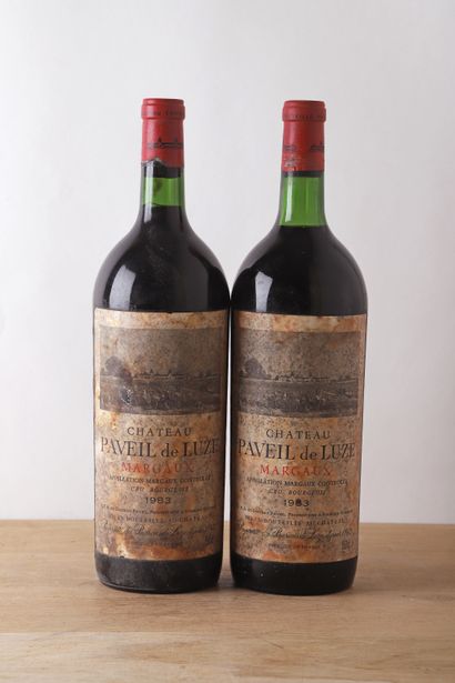 null 2 Mag CHÂTEAU PAVEIL DE LUZE (1个B.G.；e.t.h. 包括1个e.a.；1个c.l.a.和1个c.a.裙底) - 1983...