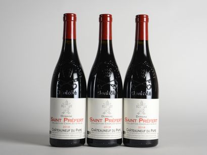 null 3 B CHÂTEAUNEUF DU PAPE COLLECTION CHARLES GIRAUD - 2018 - Domaine Saint Pr...