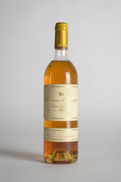 null 1 B CHÂTEAU D'YQUEM (H.E.+.+; e.t.h.) - 1991 - C1 Supérieur Sauternes