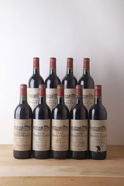 9 B CHÂTEAU PONTET-CANET (8个e.t.h. to e.a.;...