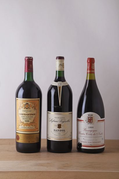 null 1988年，圣埃米利永GC公司出品的 "吉诺酒庄"（T.L.B；c.c）。
1个Mag BANDOL Rouge - 1995 - Domaine Lafran-Veyrolles
1...