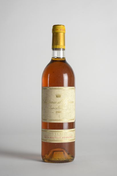 null 1 B CHÂTEAU D'YQUEM (e.t.h.) - 1989 - C1高级苏玳葡萄酒