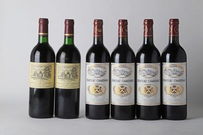 null 4 B CHÂTEAU CAMENSAC - 2002 - GCC5 Haut-Médoc
2 B CHATEAU CANTEMERLE (1 B.G;...