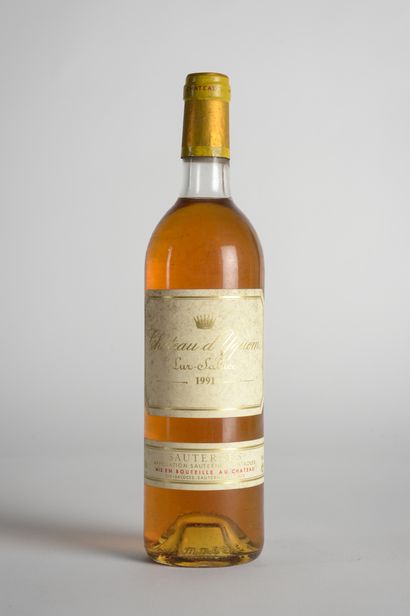 null 1 B CHÂTEAU D'YQUEM (T.L.B.+; e.t.h.) - 1991 - C1 Supérieur Sauternes