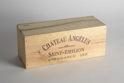 null 1 Dmg CHÂTEAU ANGÉLUS (Original wooden case) - 2009 - GCC1A Saint-Emilion