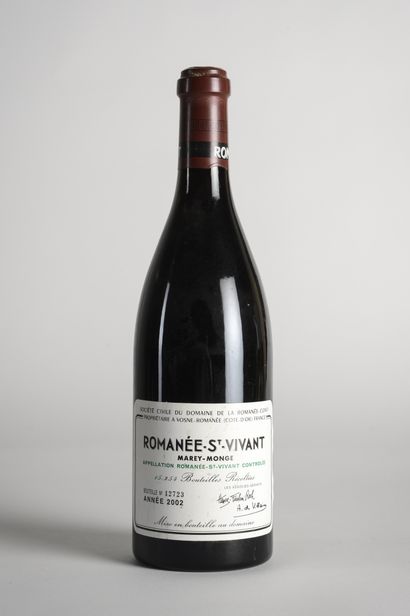 null 1 B ROMANÉE SAINT-VIVANT (Grand Cru) (e.t.h; n° 12723; contre-étiquette très...