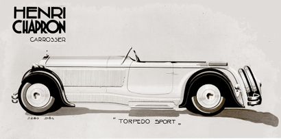 1932 Delage D8 S Torpédo Sport Chapron Carte grise française
Châssis n° 36032

La...