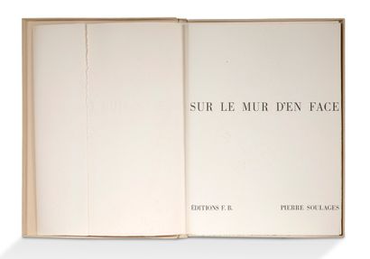 PIERRE SOULAGES (1919 - 2022) 在对面的墙上，1979年
丝网版画，右下角有签名，左下角有编号73/75
52 x 37厘米 
20...