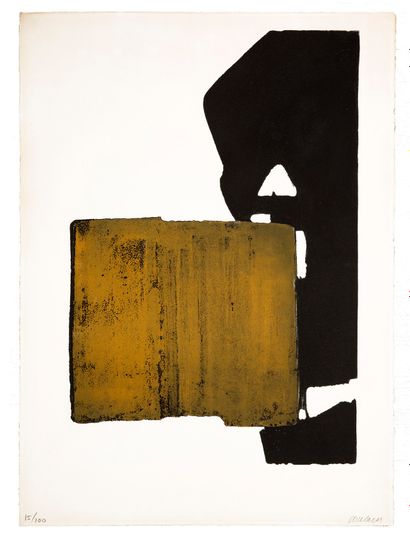 PIERRE SOULAGES (1919 - 2022) Eau-forte XIX, 1970
Etching on paper, numbered 15/100...