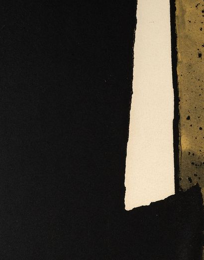 PIERRE SOULAGES (1919 - 2022) 第三十一号蚀刻画，1974年
彩色蚀刻画，右下方有签名，左下方有编号37/100
74.5 x 55.5...