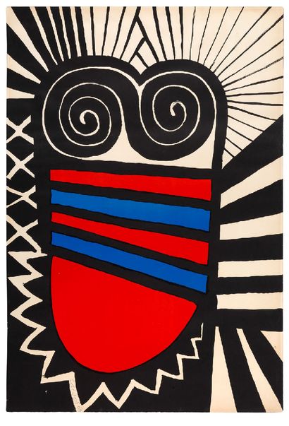 ALEXANDER CALDER (1898 - 1976) Papoose, 1969
Lithographie signée et datée en bas...