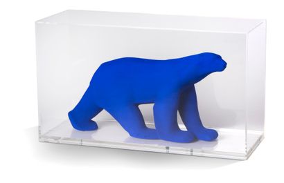 YVES KLEIN ET FRANÇOIS POMPON (D'APRÈS) (1928-1962) et (1855-1933) L'ours Pompon...