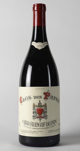 null 1 jéroboam
Châteauneuf du Pape rouge 2010
Domaine Clos des Papes